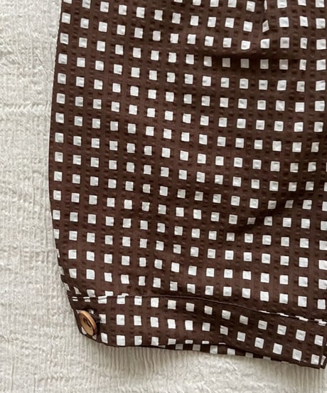 HELLO LUPO - Gigi Shorts (Chocolate quadri )