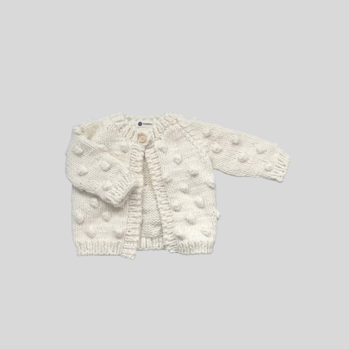 THE BLUEBERRY HILL - Popcorn Cardigan Cream |