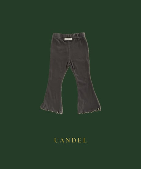 UANDEL - Mellow Collared Pants (Charcoal)