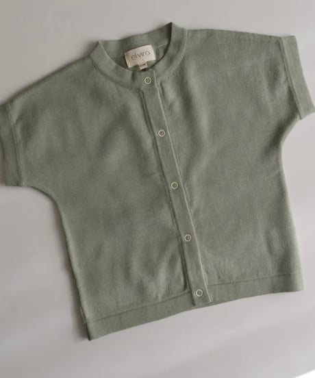 el.vira -  Knit Short Sleeve Snap Shirt | Pastel Green