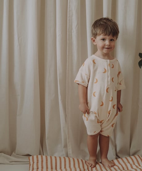 organic zoo - Honey Midnight Terry Beach Romper 送料無料