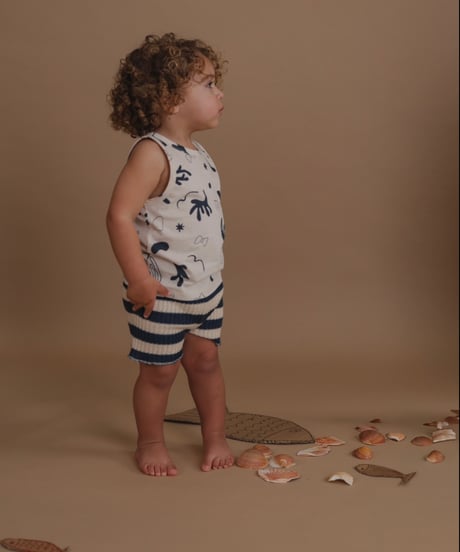organic zoo -  Sailor Stripes Knitted Shorts