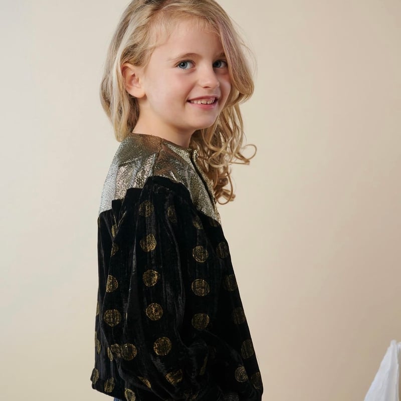 HELLO LUPO - Gina Top - Golden pois | UANDEL