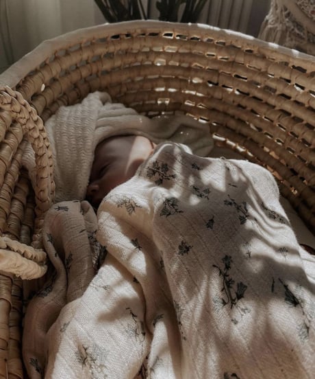 garbo&friends - BlueBell Muslin Swaddle Blanket 送料無料