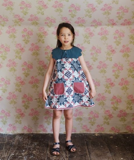 Little Cotton Clothes - Hannah Dress Patchwork Floral