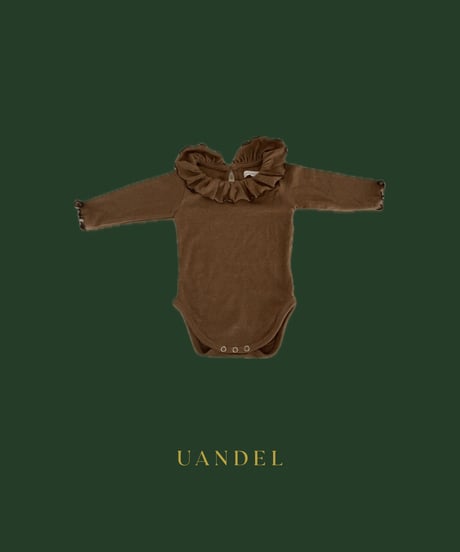 UANDEL - Mellow Collared Romper (Camel Brown)