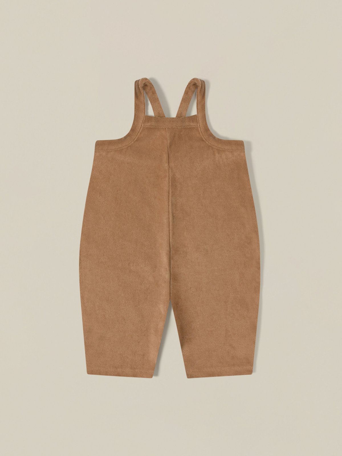 organic zoo - Gold Terry Cropped Dungarees | U