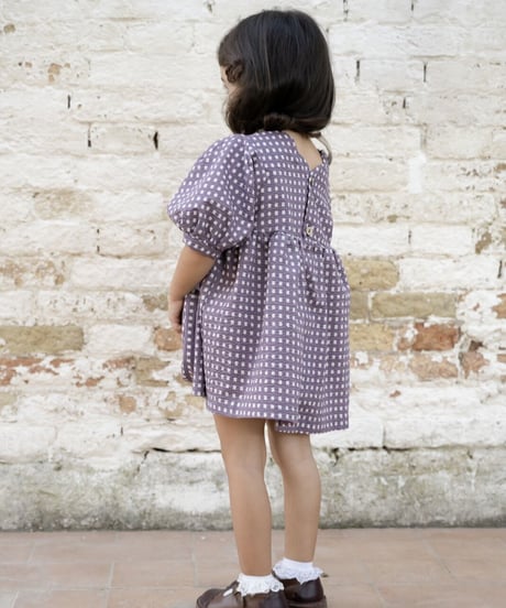 HELLO LUPO - Viola Blouse (Lilac quadri)