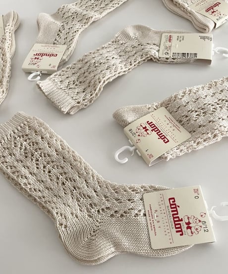 condor - (304) PERLE OPENWORK KNEE HIGH SOCKS