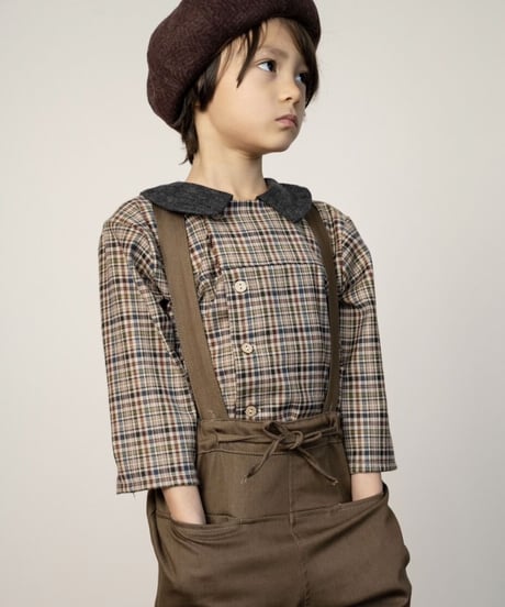 HELLO LUPO - Lupo Jeans / brown denim (18m〜5y size)