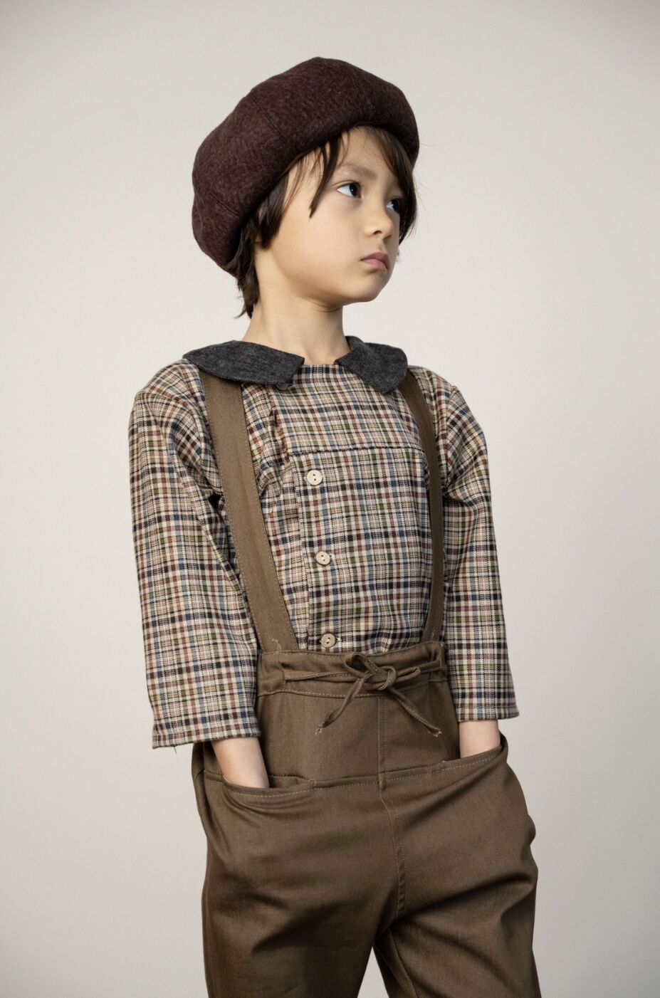 HELLO LUPO - Lupo Jeans / brown denim (18m〜5y s...