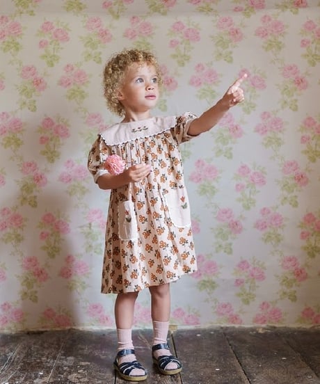 Little Cotton Clothes -  Winnie Dress Marigold Floral