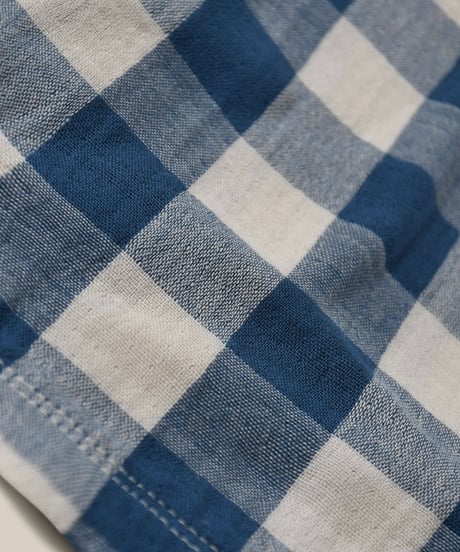organic zoo - Pottery Blue Gingham Fisherman Pants送料無料