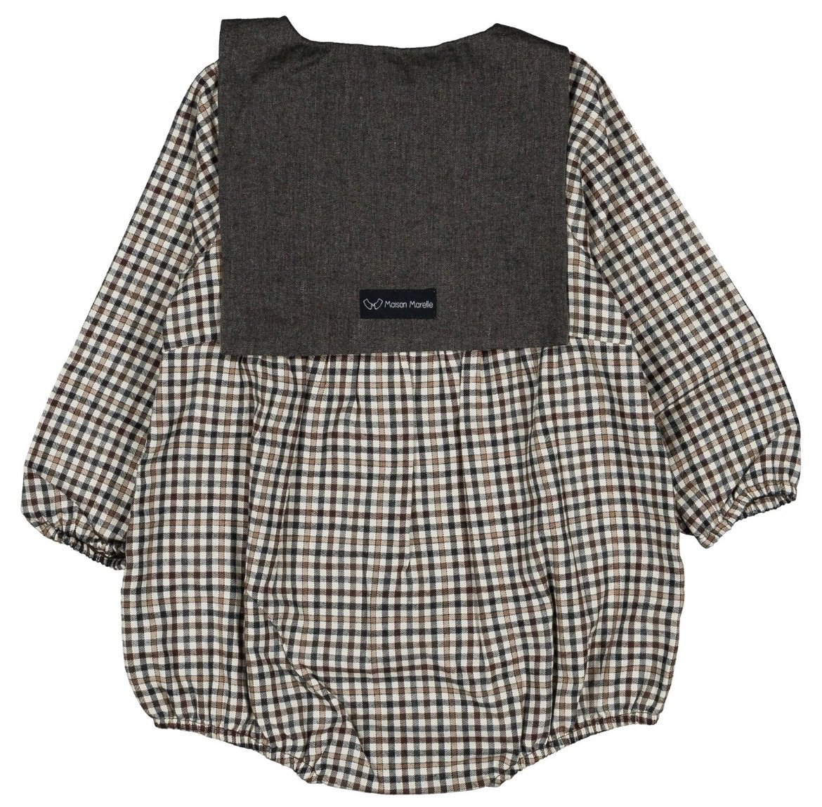 【Maison Marelle romper BAC gingham】 予約販売商品】 Maison Marelle - Romper BAC- gingham b