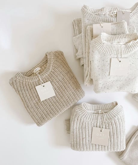 OAT - ‘Oat Fleck’ Chunky Knit