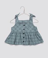 Little Cotton Clothes -  Shirley Top Thyme Floral