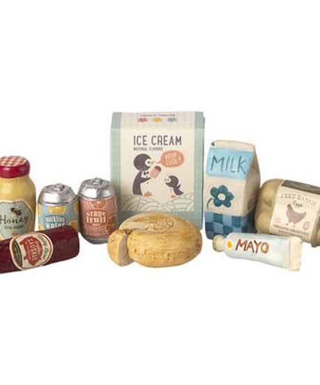 【予約販売商品】Maileg - Miniature grocery box (グローサリーボックス)