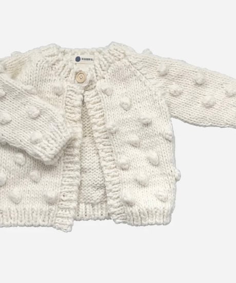 THE BLUEBERRY HILL - Popcorn Cardigan  Cream
