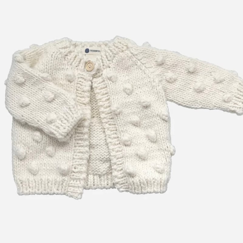 THE BLUEBERRY HILL - Popcorn Cardigan Cream |