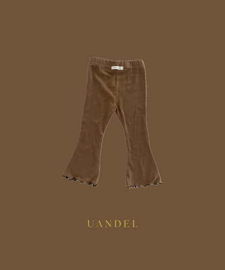 UANDEL - Mellow Collared Pants (Camel Brown)