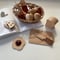 wooden play food set
