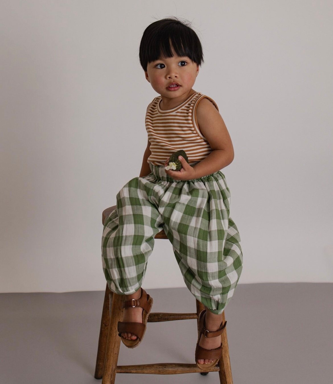 organic zoo - Dill Gingham Resort Pants | UANDEL