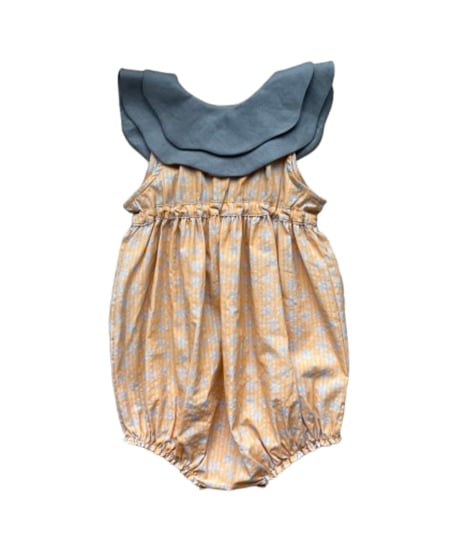 HELLO LUPO - NAMI BABY TUTA - LINEN GREY/APRICOT