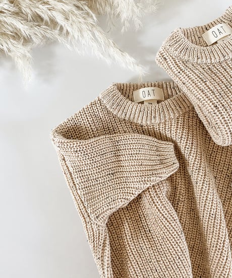 OAT - ‘Oat Fleck’ Chunky Knit