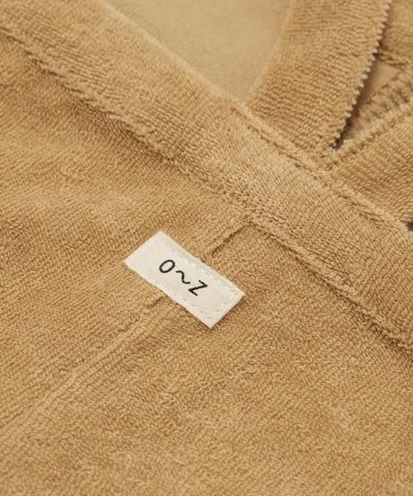 organic zoo - Wheat Terry Cropped Dungarees