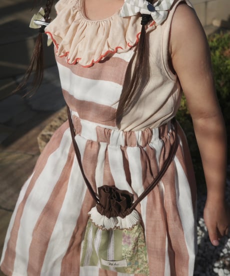 organic zoo - Sienna Stripes Apron Skirt