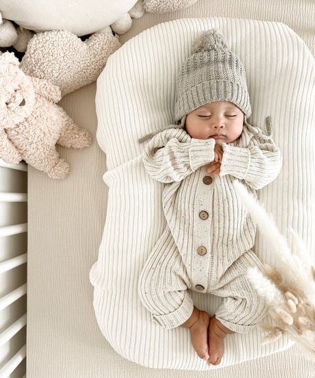 OAT - Sprinkle Knit Ribbed Playsuit