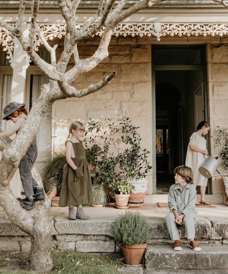 son and daughter - LUNA PINAFORE DRESS | UANDEL