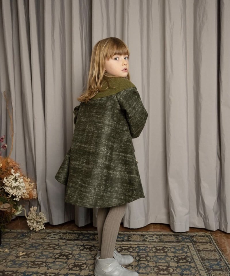 美品 hello lupo Bell coat bianco 2-3y コート
