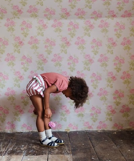 Little Cotton Clothes -  Frilly Bloomers in Raspberry Stripe