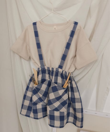 organic zoo - Ceramic White Waffle Boxy T-Shirt送料無料