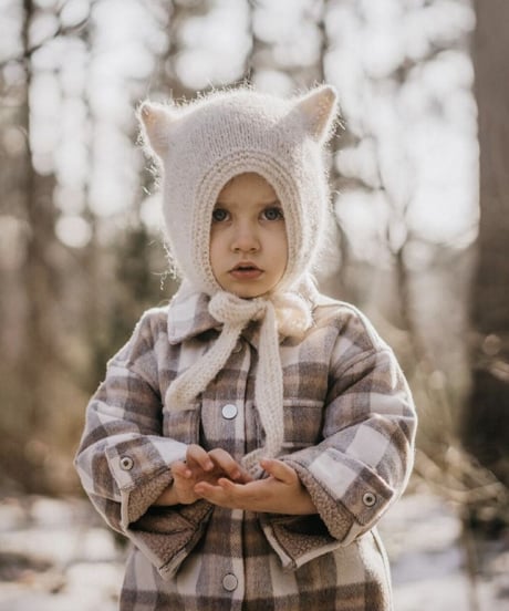 pixie hat white