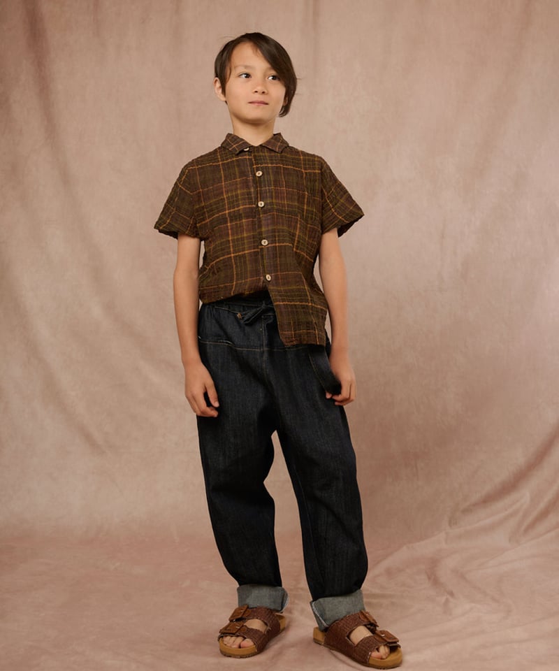 ボトムス HELLO LUPOBrooks Trousers - Blue Denim HELLO LUPO - BROOKS TROUSERS - BLUE DENIM | UANDEL