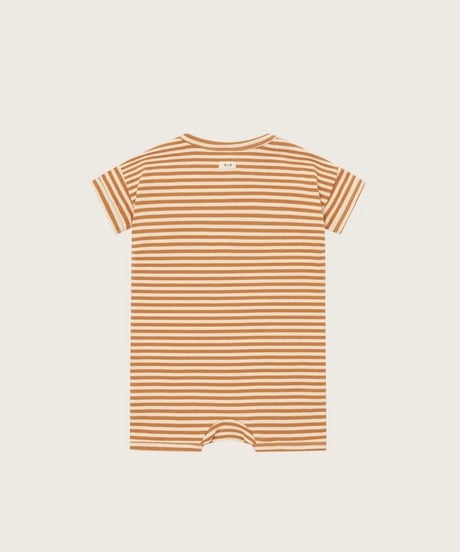 organic zoo - Copper Stripes Beach Romper