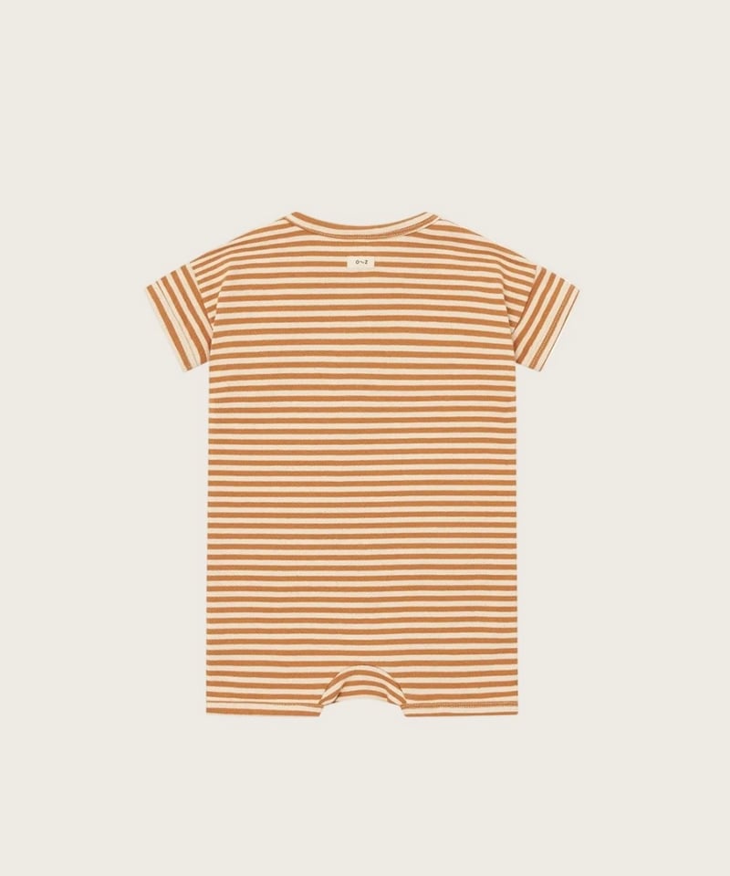 organic zoo - Copper Stripes Beach Romper | UANDEL