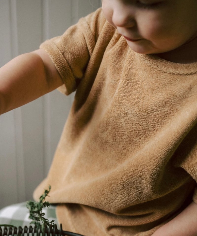 organic zoo - Wheat Terry Boxy T-Shirt | UANDEL