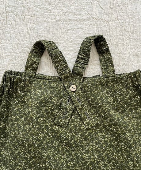 HELLO LUPO - Girasole Dress (Fiori verde)ラスト4-5y