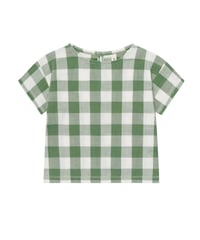 organic zoo - Dill Gingham Boxy T-Shirt