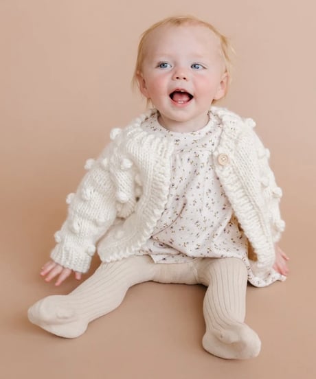 THE BLUEBERRY HILL - Popcorn Cardigan  Cream