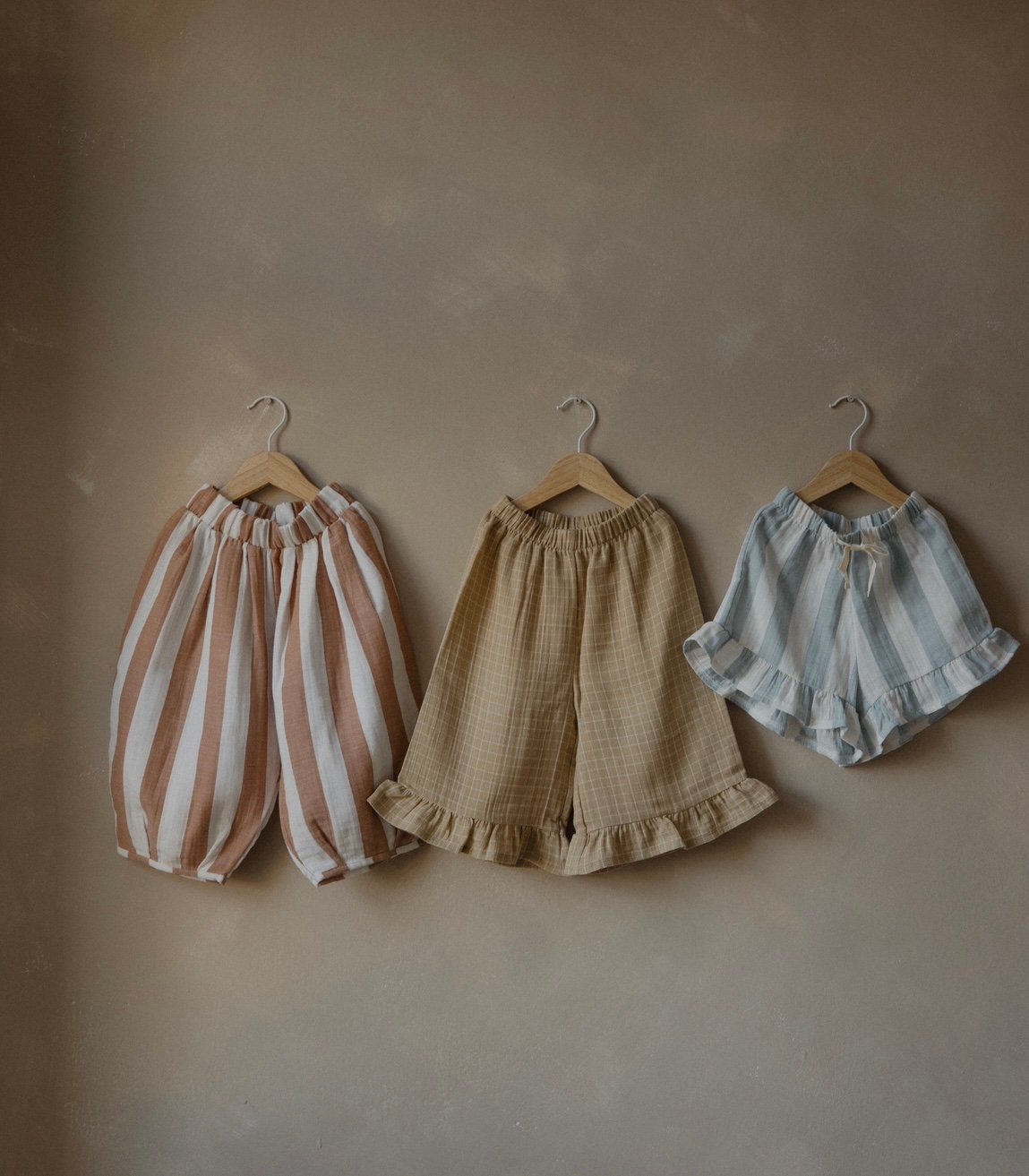 organic zoo - Sardine Stripes Frill Shorts | U