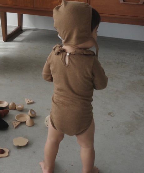 UANDEL - Mellow Collared Romper (Camel Brown)