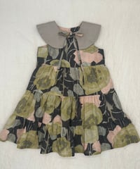 HELLO LUPO - Bell coat / purple check (6-7y siz
