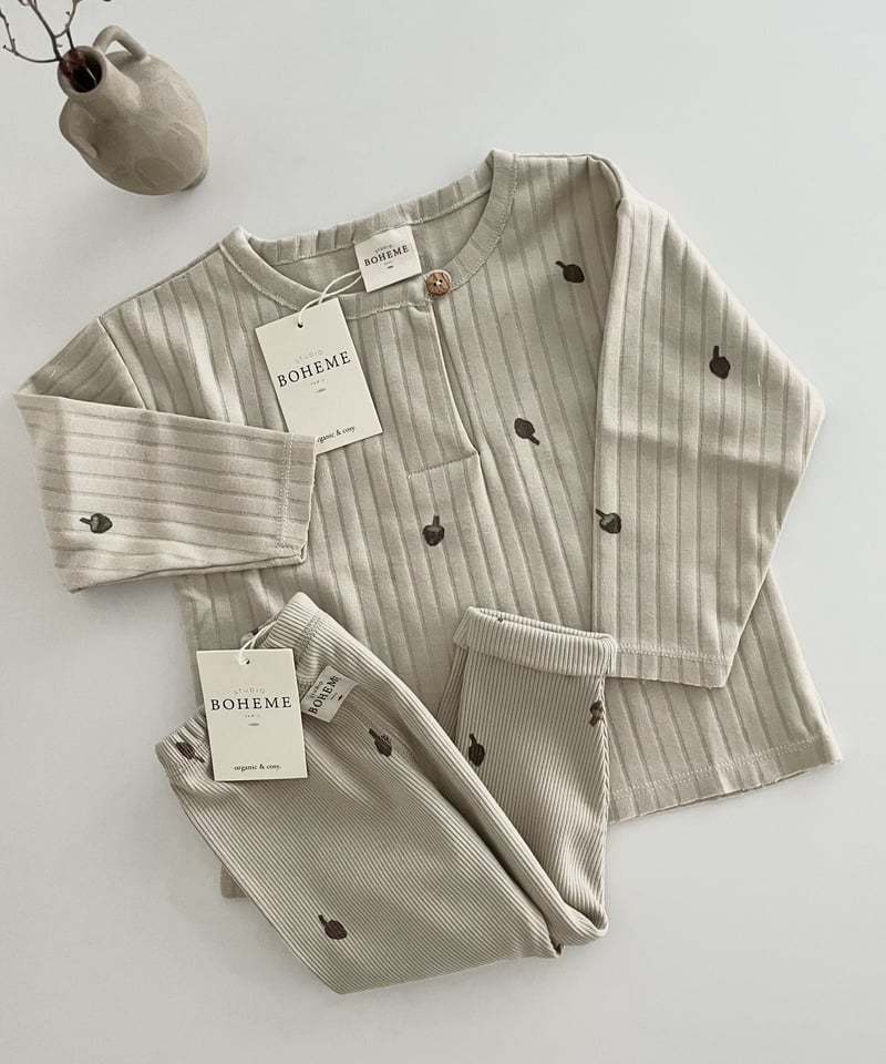 STUDIO BOHEME PARIS 36M セットアップ　新品未使用 STUDIO BOHEME PARIS -LEGGINGS ROM POM ラスト6y | U