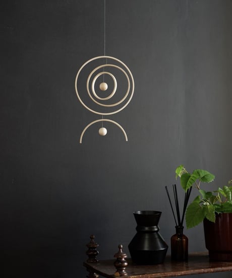 【予約販売商品】Kinetic Levi - Circles On The Water hanging kinetic mobile