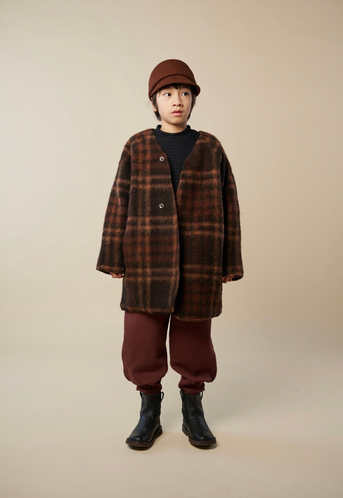 HELLO LUPO - Kimono Coat - Chestnut | UANDEL