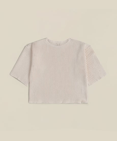 organic zoo - Boat Neck Oat Knitted Top